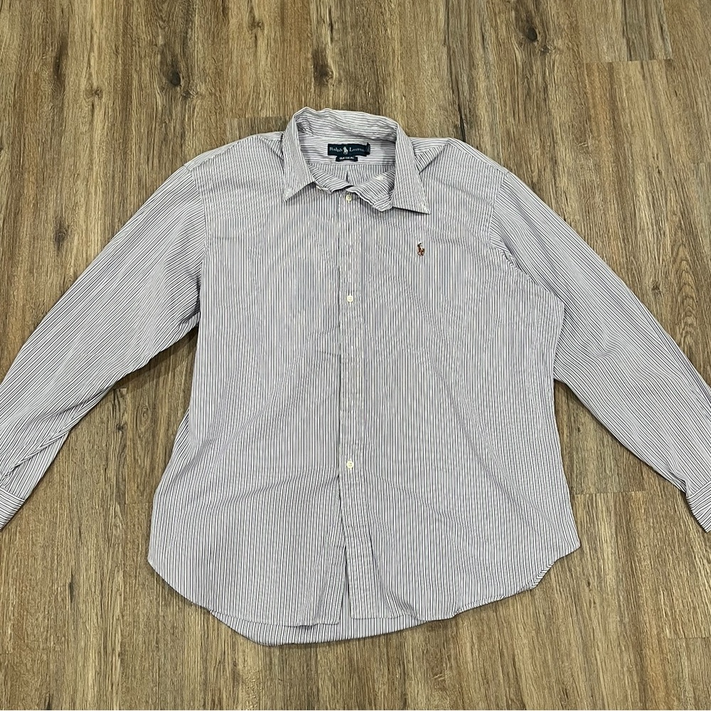Ralph Lauren XXL, Classic Fit, Purle and Green Stripes